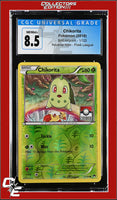 BREAKpoint Chikorita 1/122 Reverse Holo Pokemon League CGC 8.5
