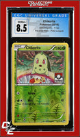 BREAKpoint Chikorita 1/122 Reverse Holo Pokemon League CGC 8.5
