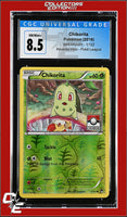 BREAKpoint Chikorita 1/122 Reverse Holo Pokemon League CGC 8.5
