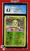 BREAKpoint Chikorita 1/122 Reverse Holo Pokemon League CGC 8.5
