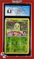 BREAKpoint Chikorita 1/122 Reverse Holo Pokemon League CGC 8.5
