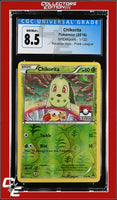 BREAKpoint Chikorita 1/122 Reverse Holo Pokemon League CGC 8.5
