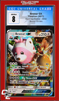 SM Black Star Promo Bewear GX SM34 Bewear GX Box CGC 8
