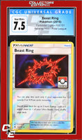 Forbidden Light Beast Ring 102/131 Reverse Holo Pokemon League CGC 7.5
