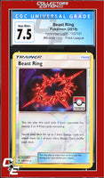 Forbidden Light Beast Ring 102/131 Reverse Holo Pokemon League CGC 7.5
