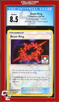 Forbidden Light Beast Ring 102/131 Reverse Holo Pokemon League CGC 8.5
