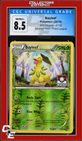 BREAKpoint Bayleef 2/122 Reverse Holo Pokemon League CGC 8.5
