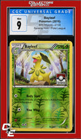 BREAKpoint Bayleef 2/122 Reverse Holo Pokemon League CGC 9
