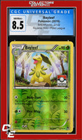BREAKpoint Bayleef 2/122 Reverse Holo Pokemon League CGC 8.5
