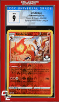 Sword & Shield Cinderace 034/202 Reverse Holo Pokemon League CGC 9
