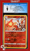 Sword & Shield Cinderace 034/202 Reverse Holo Pokemon League CGC 9
