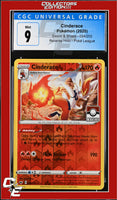 Sword & Shield Cinderace 034/202 Reverse Holo Pokemon League CGC 9
