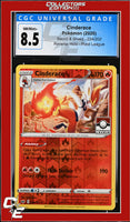 Sword & Shield Cinderace 034/202 Reverse Holo Pokemon League CGC 8.5
