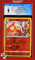 Sword & Shield Cinderace 034/202 Reverse Holo Pokemon League CGC 9

