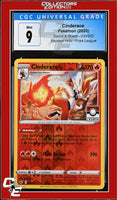 Sword & Shield Cinderace 034/202 Reverse Holo Pokemon League CGC 9
