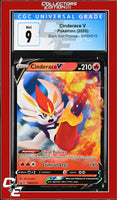 SWSH Black Star Promo Cinderace V SWSH015 Galar Partners Tin CGC 9
