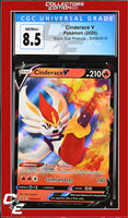 SWSH Black Star Promo Cinderace V SWSH015 Galar Partners Tin CGC 8.5
