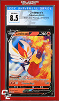 SWSH Black Star Promo Cinderace V SWSH015 Galar Partners Tin CGC 8.5
