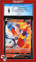 SWSH Black Star Promo Cinderace V SWSH015 Galar Partners Tin CGC 9
