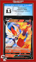 SWSH Black Star Promo Cinderace V SWSH015 Galar Partners Tin CGC 8.5
