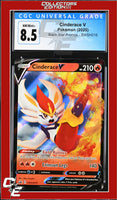 SWSH Black Star Promo Cinderace V SWSH015 Galar Partners Tin CGC 8.5
