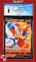SWSH Black Star Promo Cinderace V SWSH015 Galar Partners Tin CGC 8
