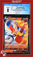 SWSH Black Star Promo Cinderace V SWSH015 Galar Partners Tin CGC 8
