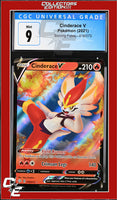 Shining Fates Cinderace V 018/072 Holo CGC 9
