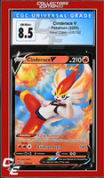 Rebel Clash Cinderace V 035/192 Holo CGC 8.5
