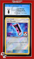 Lost Thunder Lost Blender 181/214 Reverse Holo Pokemon League CGC 8

