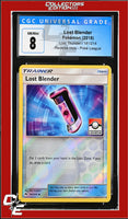 Lost Thunder Lost Blender 181/214 Reverse Holo Pokemon League CGC 8
