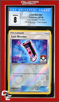 Lost Thunder Lost Blender 181/214 Reverse Holo Pokemon League CGC 8
