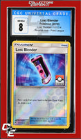 Lost Thunder Lost Blender 181/214 Reverse Holo Pokemon League CGC 8

