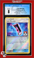Lost Thunder Lost Blender 181/214 Reverse Holo Pokemon League CGC 8

