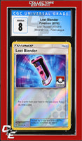 Lost Thunder Lost Blender 181/214 Reverse Holo Pokemon League CGC 8
