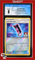 Lost Thunder Lost Blender 181/214 Reverse Holo Pokemon League CGC 8
