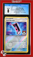 Lost Thunder Lost Blender 181/214 Reverse Holo Pokemon League CGC 8
