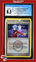 Rising Rivals Lucian's Assignment 92/111 Player Rewards Program Crosshatch Holo CGC 8.5
