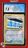 Guardians Rising Max Potion 128a/145 Alternate Art Pokemon League CGC 7.5
