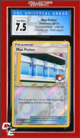 Guardians Rising Max Potion 128a/145 Alternate Art Pokemon League CGC 7.5
