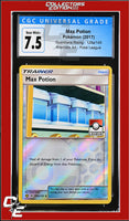 Guardians Rising Max Potion 128a/145 Alternate Art Pokemon League CGC 7.5
