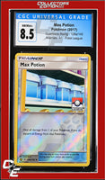 Guardians Rising Max Potion 128a/145 Alternate Art Pokemon League CGC 8.5

