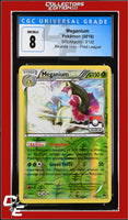 BREAKpoint Meganium 3/122 Reverse Holo Pokemon League CGC 8
