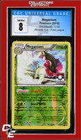 BREAKpoint Meganium 3/122 Reverse Holo Pokemon League CGC 8
