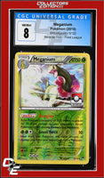 BREAKpoint Meganium 3/122 Reverse Holo Pokemon League CGC 8
