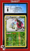 BREAKpoint Meganium 3/122 Reverse Holo Pokemon League CGC 8
