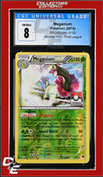 BREAKpoint Meganium 3/122 Reverse Holo Pokemon League CGC 8

