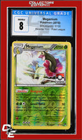 BREAKpoint Meganium 3/122 Reverse Holo Pokemon League CGC 8
