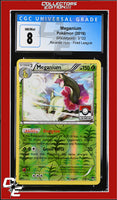 BREAKpoint Meganium 3/122 Reverse Holo Pokemon League CGC 8
