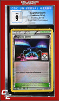 Flashfire Magnetic Storm 91/106 Pokemon League Crosshatch Holo CGC 9
